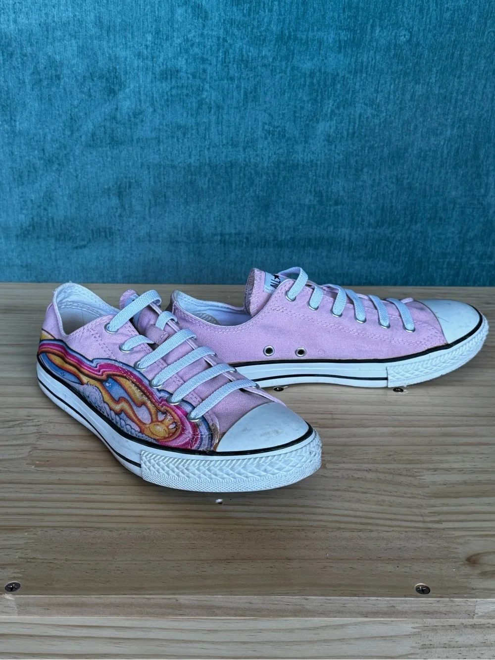Rare Drew Brophy desConverse Low-Top Canvas Sneakers with Slip-On Laces